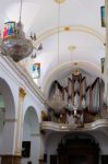 Marbella, Andalucia/spain - July 6 : Interior Of The Church Of T Stock Photo