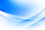 Blue Curved Abstract Background Stock Photo