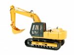 Excavator Isolated Stock Photo