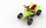 Quad Bike In 3d Stock Photo