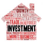 Business & Finance Related Word Cloud Background Stock Photo