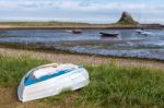 View Of Lindisfarne Castle Stock Photo