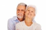 Loving Elder Couple Stock Photo