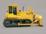 Heavy Crawler Bulldozer Stock Photo