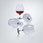 Wine In Glasses Stock Photo