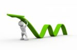 Growth Arrow Stock Photo