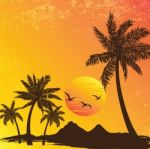 Tropical Island Stock Photo