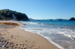 Hahei, New Zealand - February 8 : A Summer Evening At Hahei Beac Stock Photo