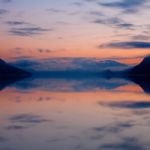 Lake Maggiore And Swiss Alps Stock Photo