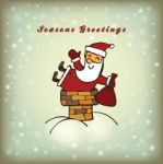 Christmas Greeting Card Stock Photo