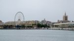 Malaga, Andalucia/spain - July 5 : View Across The Harbour To Th Stock Photo