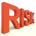 Risk Word Stock Photo