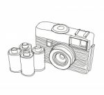 Film Camera Stock Photo