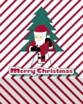 Santa Claus Christmas Card Stock Photo