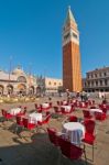 Venice Italy Saint Marco Square View Stock Photo