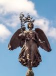 Cardiff, Wales - June 8 : Statue Of Peace Adjacent To Cardiff Ci Stock Photo