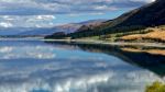 Scenic View Of Lake Hawea Stock Photo