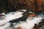 Knyvet Falls In Cradle Mountain Stock Photo