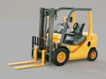 Forklift Truck Stock Photo