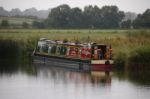 Narrow Boat Stock Photo