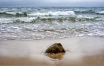 Seashore In A Storm Stock Photo