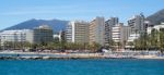 Marbella, Andalucia/spain - May 4 : View Of The Seafront At Marb Stock Photo