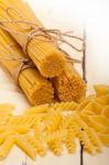 Bunch Of Italian Pasta Type Stock Photo