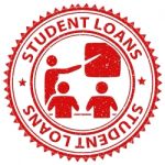 Student Loans Means Lending Advance And Educate Stock Photo