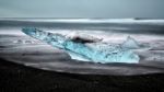 View Of Jokulsarlon Beach Stock Photo