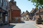 Alfriston, Sussex/uk - July 23 : View Of The High Street In Alfr Stock Photo