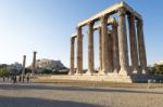 Temple Of Zeus In Athens Stock Photo