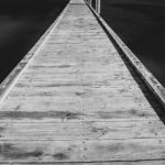 Freycinet Pier By Coles Bay In Tasmania Stock Photo