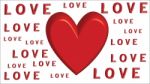 Hearts Love - Valentine`s Day - Illustration -  Stock Photo