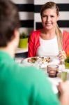 Special Date, Couple In Love Stock Photo