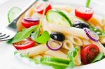 Pasta Salad Stock Photo