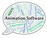 Animation Software Indicating Shareware Text And Words Stock Photo