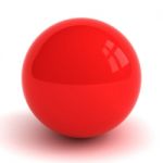 Red Sphere Stock Photo