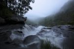 Morans Falls In Tamborine Mountains Stock Photo