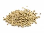 White Pepper Grains Stock Photo