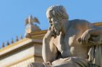 Classic Statue Socrates Stock Photo