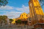 Venice Italy San Nicolo Dei Mendicoli Church Stock Photo