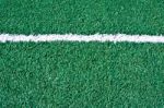 Fake Grass Soccer Field Stock Photo