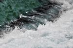 Raging Torrent Escaping From Loch Morar Stock Photo