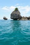 Small Island In The Sea For Diving Stock Photo