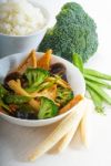 Tofu Beancurd And Vegetables Stock Photo