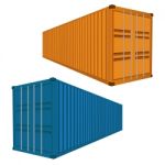 Freight Container Stock Photo