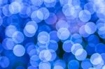 Abstract Background Of Holiday Lights Stock Photo