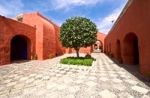 Santa Catalina Monastery, Arequipa, It's The Most Important Reli Stock Photo