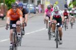 Cyclists Participating In The Velethon Cycling Event In Cardiff Stock Photo