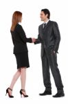 Business People Shaking Hands Stock Photo